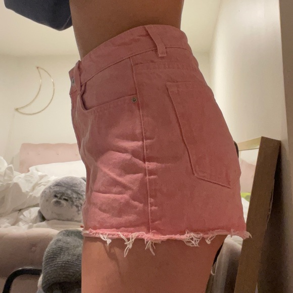 Zara pink denim shorts - Picture 3 of 3